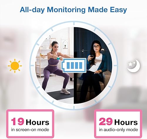 Miniatura 58 de VTech [Actualizado] Monitor de bebé VM350-2, pantalla de 5 pulgadas, 2 cámaras, rango de 1000 pies, visión nocturna, audio de 2 vías, canciones