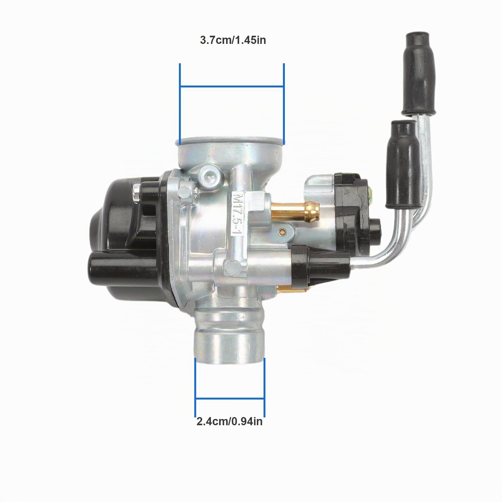 Carburateur PHBN 17,5 mm pour MBK Booster Nitro Stunt Mach-G Jog-R Bw's Rocket Aerox Ovetto AM6 Derbi TZR XP6 Rieju Beta Pour Minarelli vertical horizontal Carbu Scooter 50cc de moto
