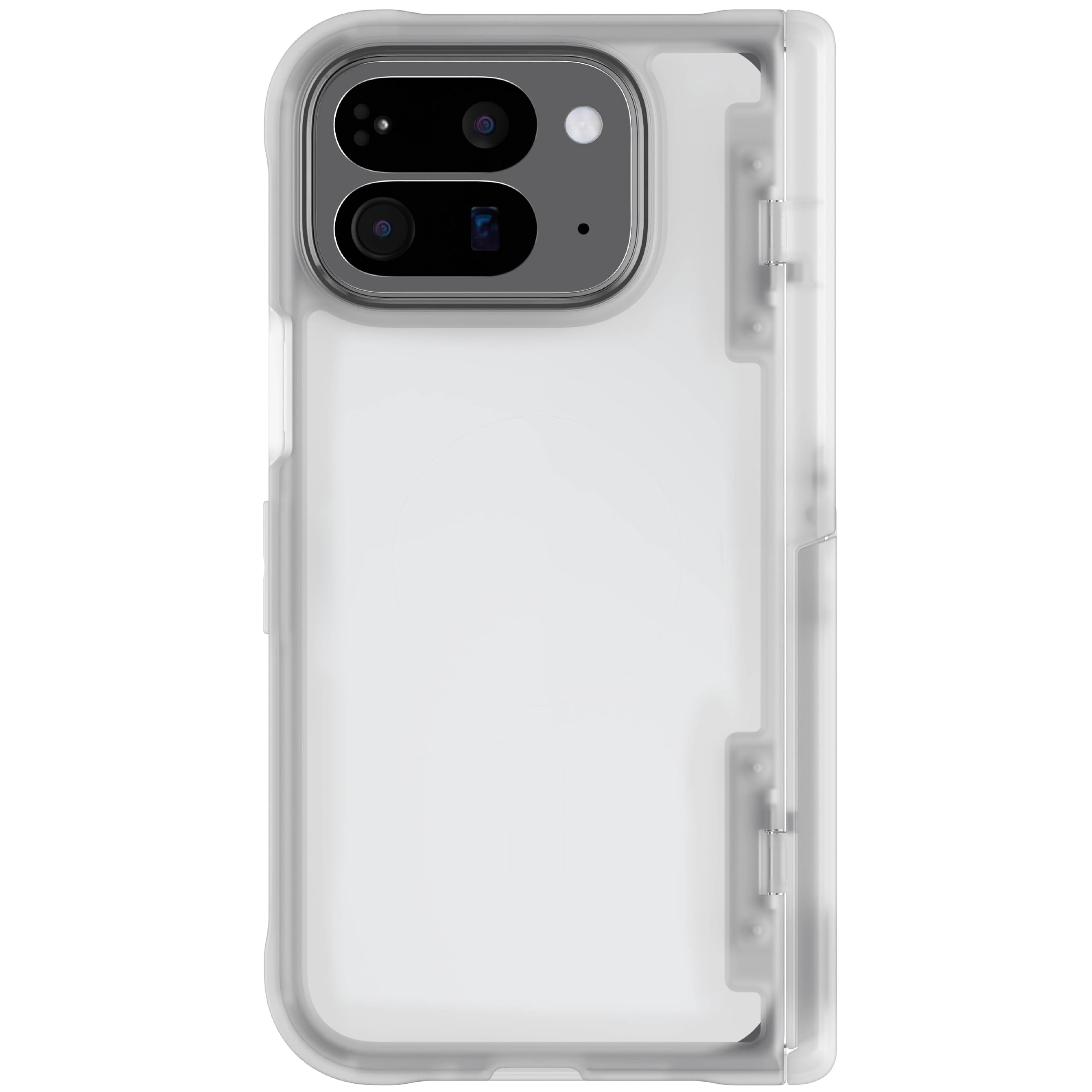 Ghostek® Direct Ghostek Covert Clear Pixel 10 Pro Fold Case with Built-in Kickstand and Full Hinge Protection Designed for 2025 Google Pixel10 Pro Fold (8") (Clear Matte)