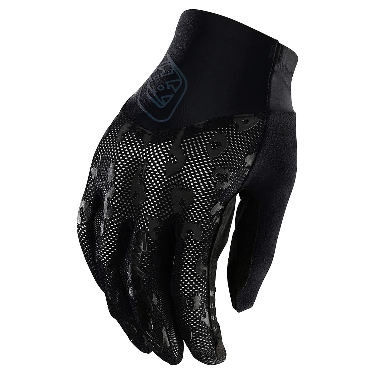 Troy Lee Designs Motocross Motorcycle Dirt Bike Racing Mountain Bicycle Gloves, Womens ACE 2.0 Glove (Panther Black, Large)