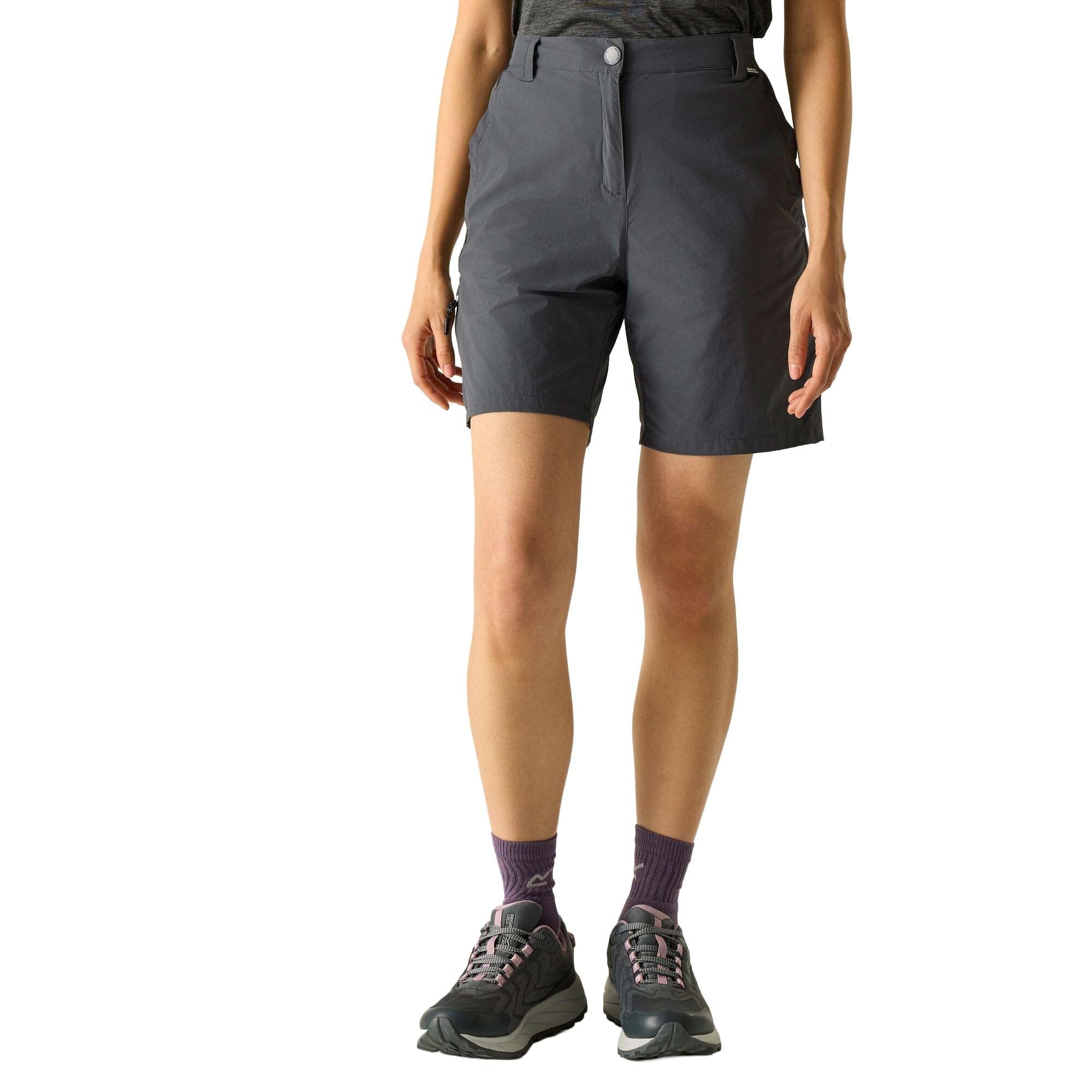 Regatta Women's Seal Grey Anti-Insect Travel Light Ii Shorts : : 1