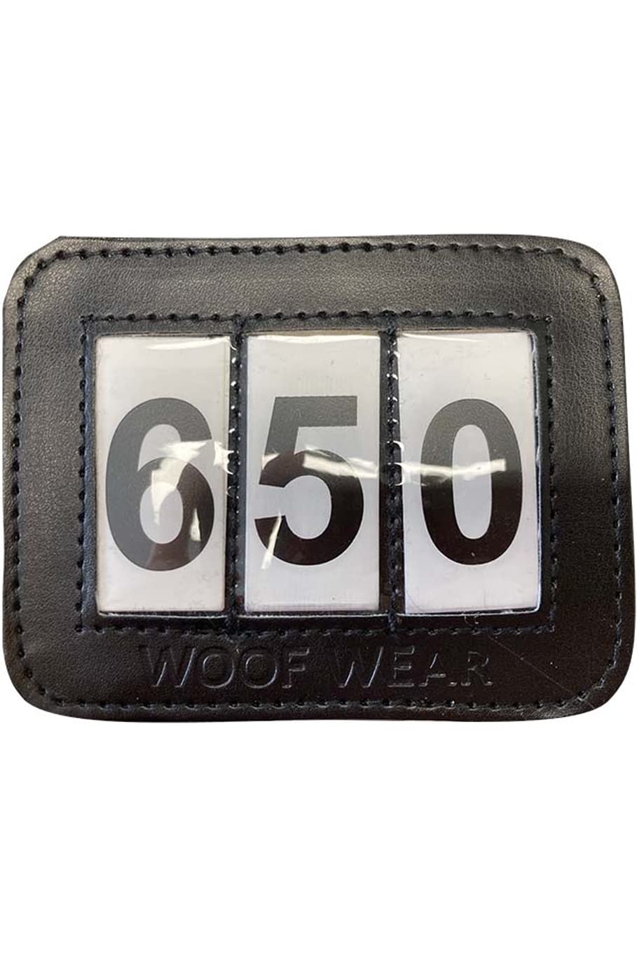 Woof Wear Bridle Number Holder - Black - Waterproof Sprayproof