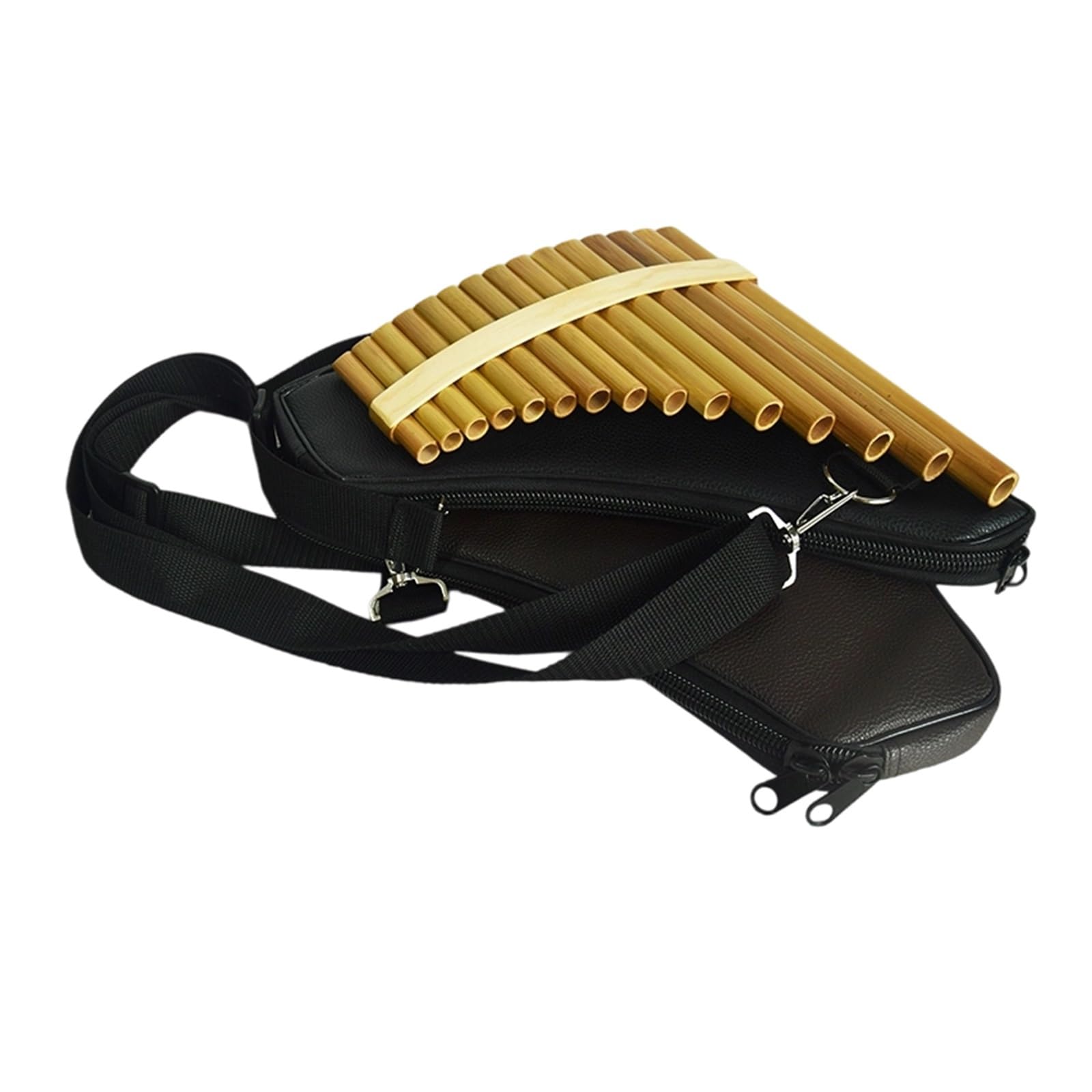 15 Piszczałkowy Profesjonalny Fletniowy Instrument Do Nauki Gry Na Flecie Pana Przeznaczony Dla Dorosłych(15 G Left)