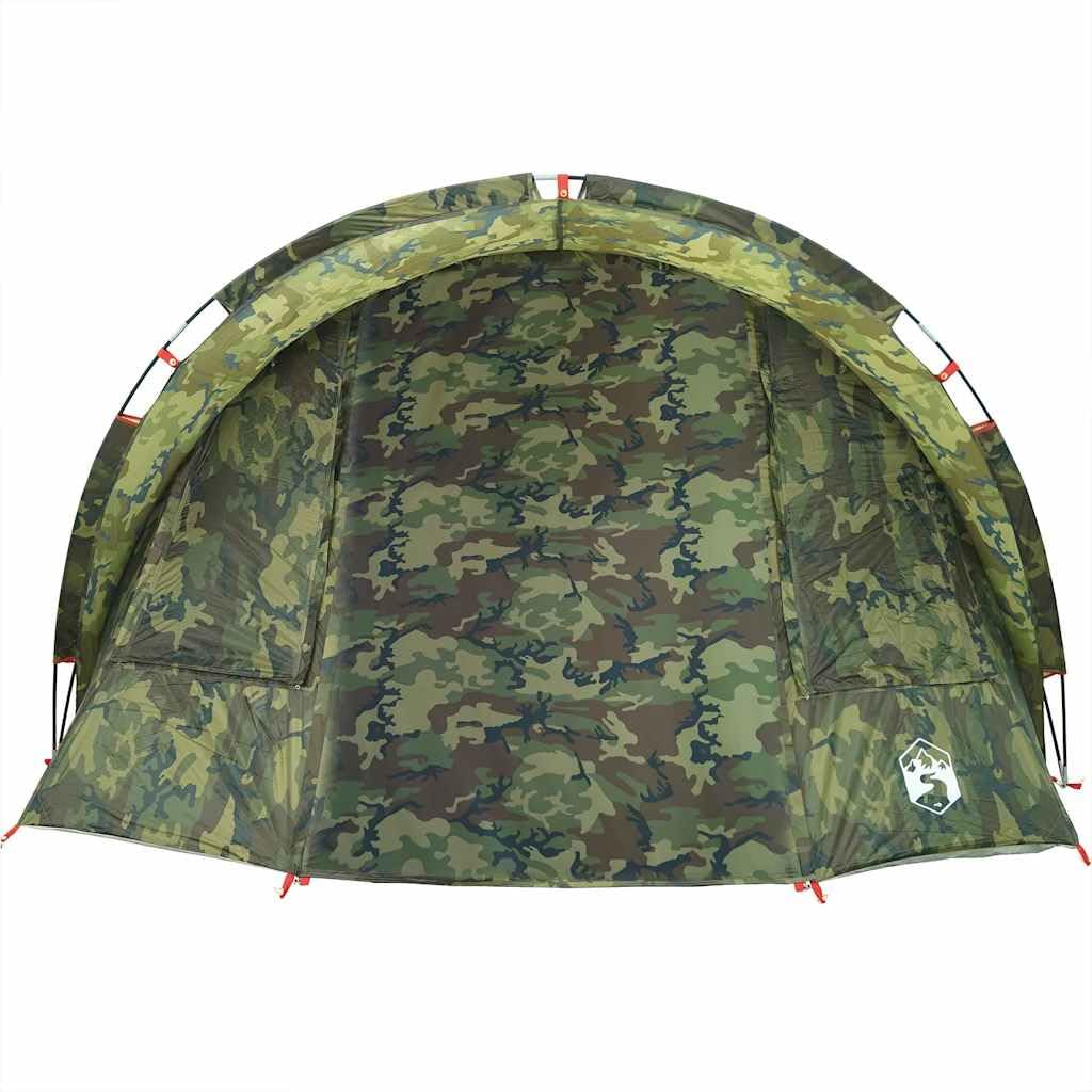 Tenda da pesca per 2 persone, modello mimetico, impermeabile, 330 x 315 x 176 cm, per campeggio, attività all'aperto, con protezione UV, leggera, portatile, per pesca e spiaggia