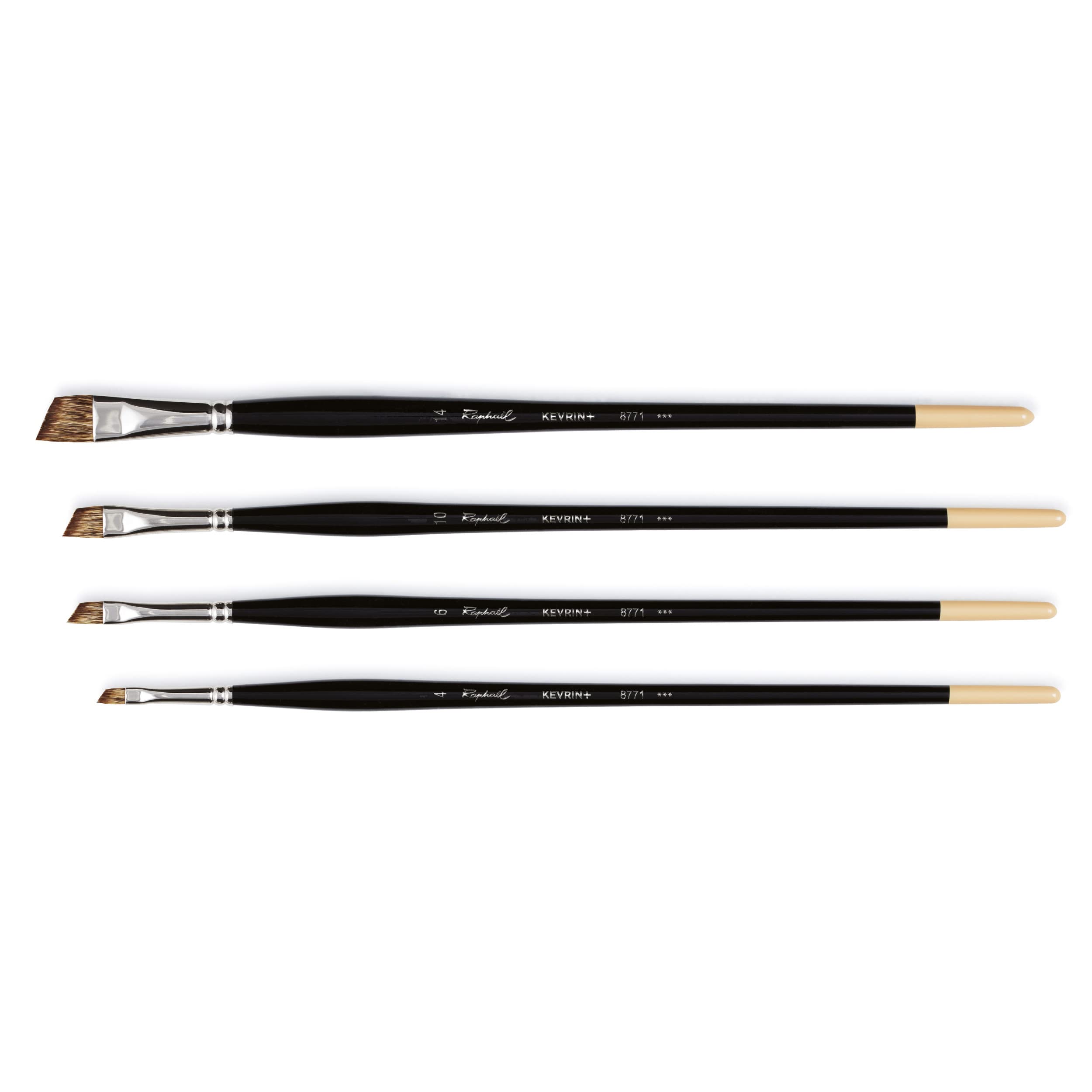 Raphael Kevrin+ 8771 Synthetic Blend Brush, Angular, 10, Natural