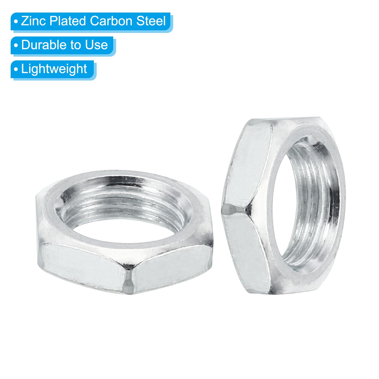 PATIKIL M10x1.0 Steel Hex Nuts - Image 4