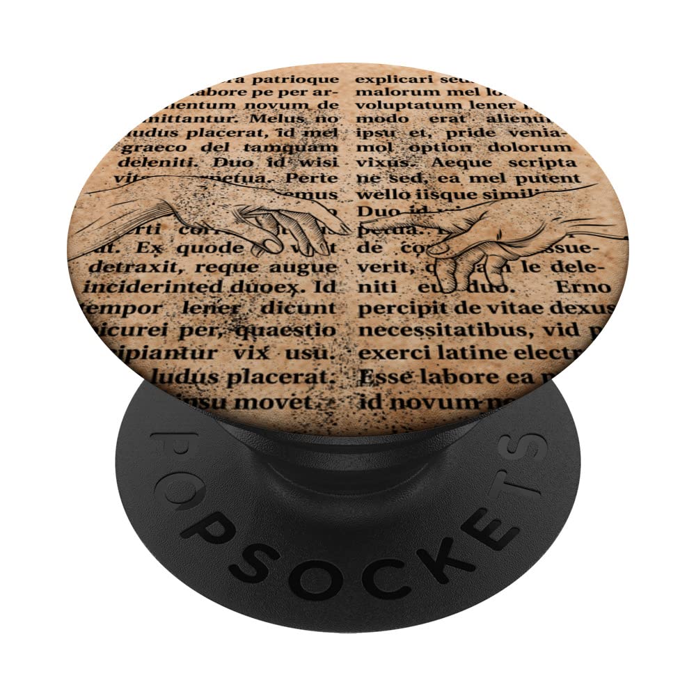 Dark Academia Aesthetic Creation Of Adam Vintage Soft Grunge PopSockets Adhesive PopGrip