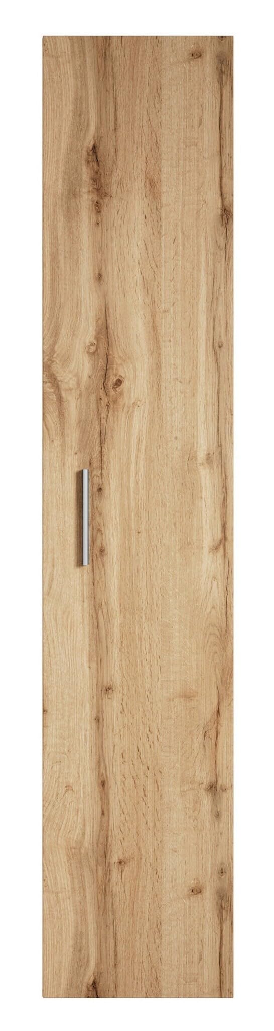Badplaats B.V. Armoire de Rangement de Pluto Hauteur 150cm Chene - Meuble de Rangement Haut Placard Armoire Colonne