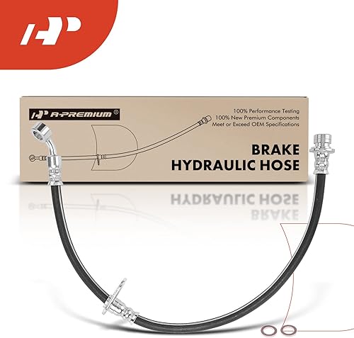 Miniatura 8 de A-Premium Manguera hidráulica del freno del pasajero trasero compatible con modelos seleccionados de Honda - Accord 2003 2004 2005 2006 2007 2.4L