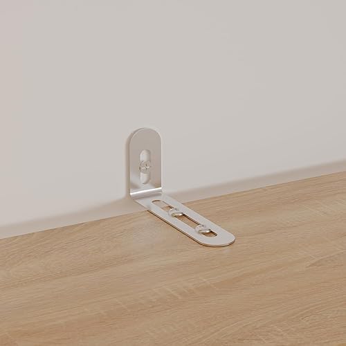 Miniatura 5 de Hitow Estantería de madera de 6 niveles, estantería geométrica en forma de S, estante de almacenamiento independiente de 81.9 pulgadas de alto,