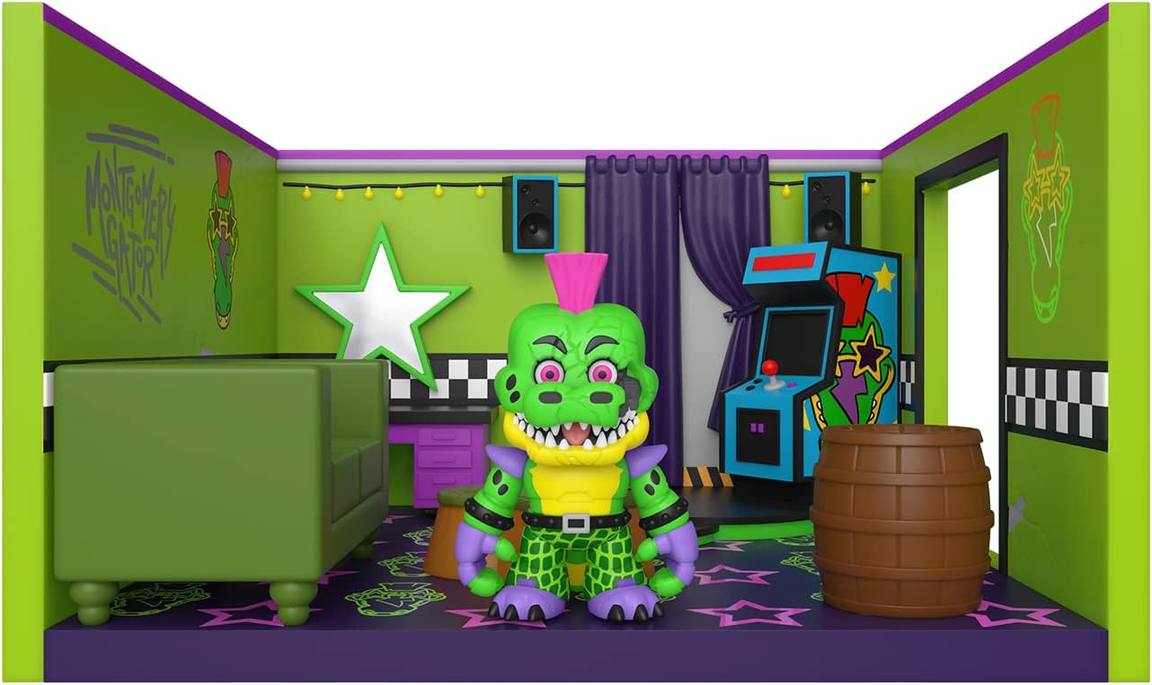 Funko Five Nights at Freddy's (FNAF) Snap: Montgomery Gator with Dressing Room - Collectable Vinyl Figure - Gift Idea - Official Merchandise - for Kids & Adults