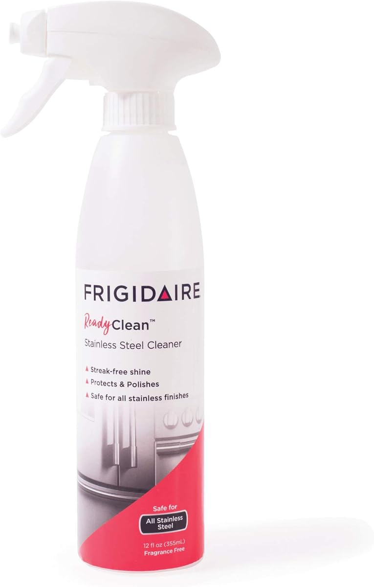 FRIGIDAIRE 5304508691 Limpiador de acero inoxidable Ready Clean, 12 onzas