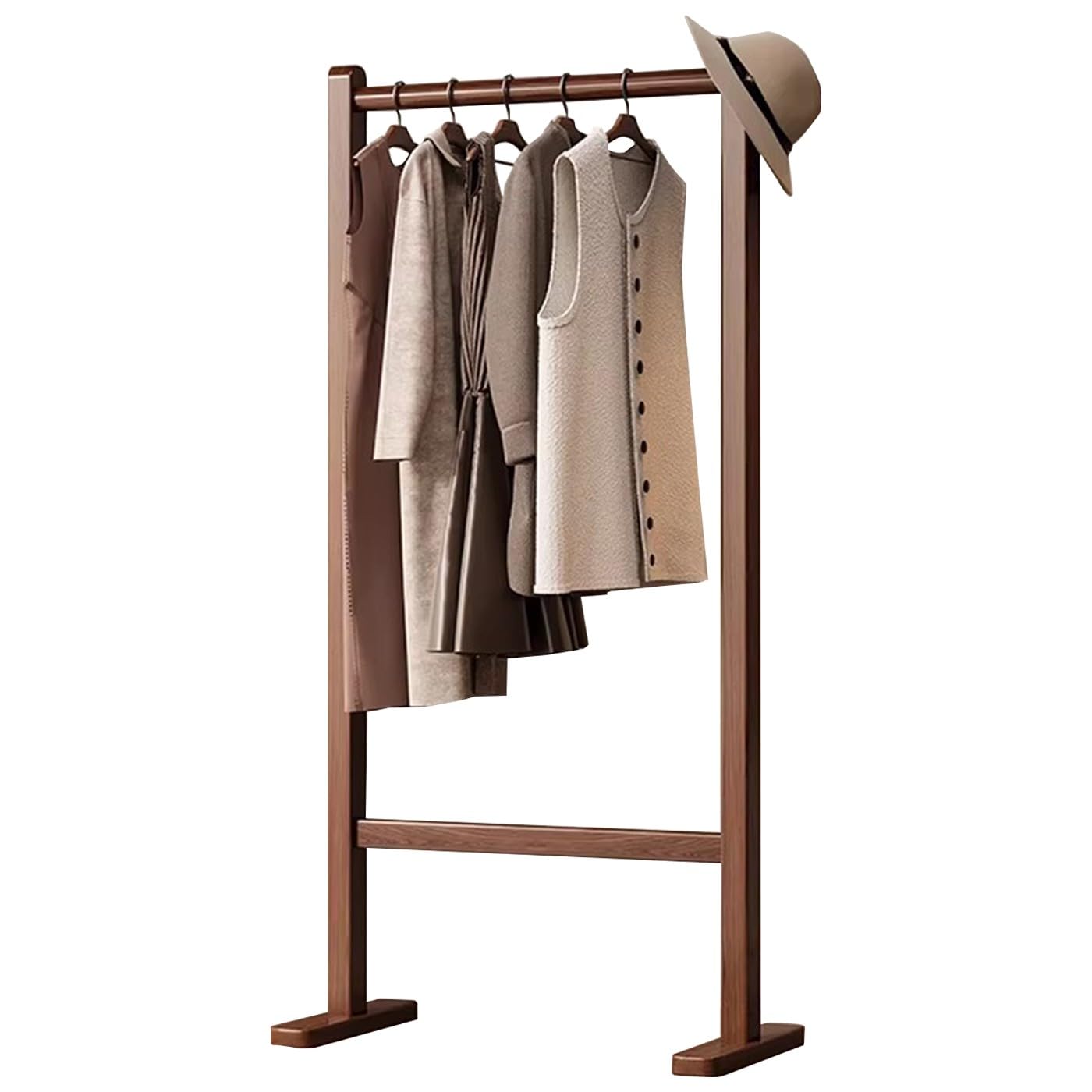 Porte-manteau en bambou pour en finir avec le désordre des vestes dans le couloir de la maison