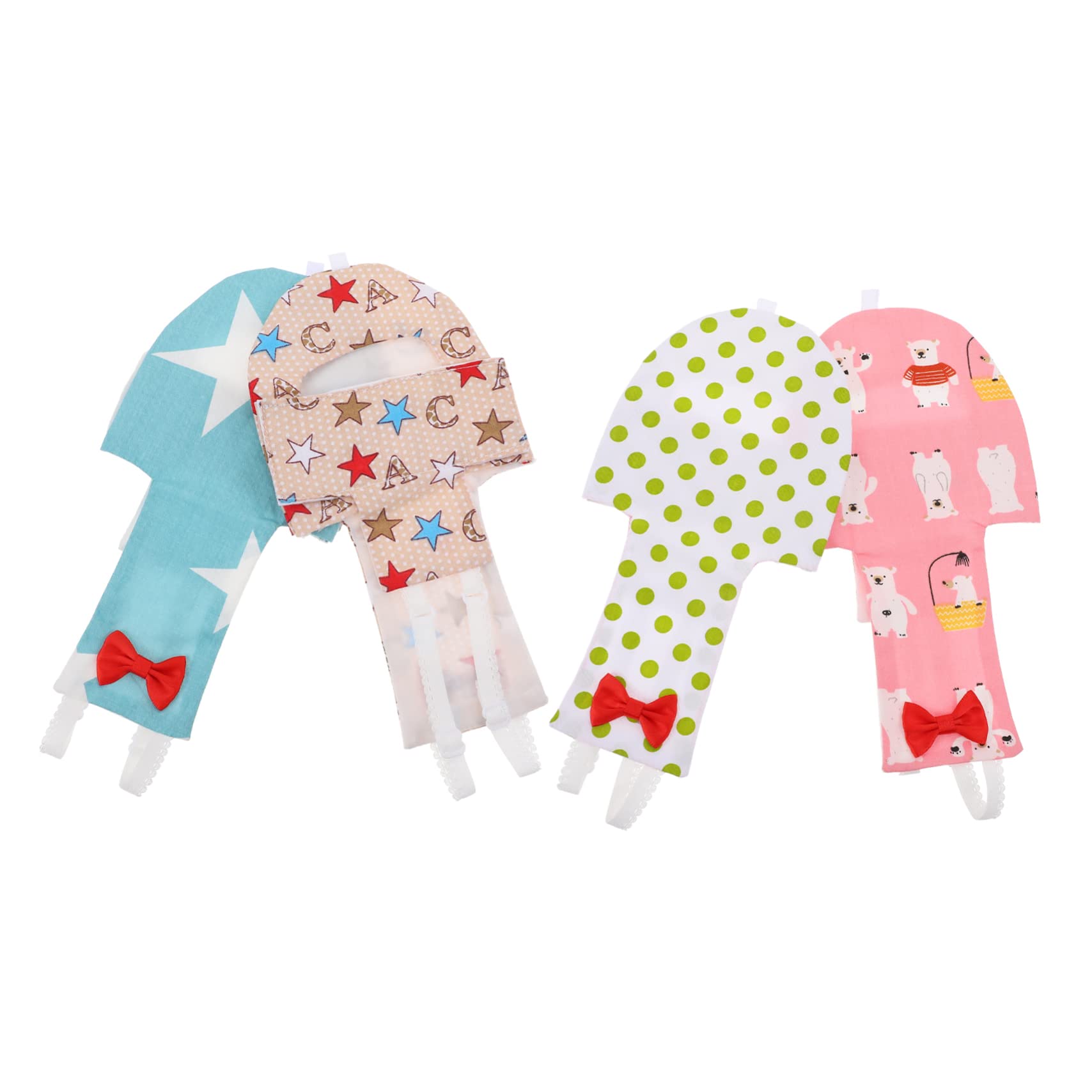 Sosoport 12pezzi Pannolini Lavabili Per Uccelli Domestici Abbigliamento Confortevole Per Pappagalli Calopsitte e Pappagalli Amorevoli Facile Da Indossare e Pulire Di Colori Variati