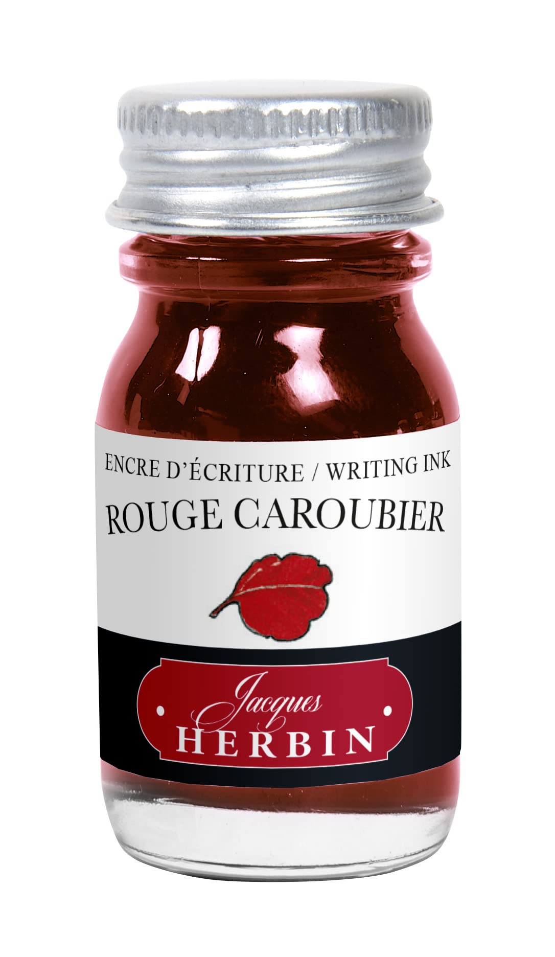 Herbin Bottled Fountain Pen Ink, 10ml - Carob Red