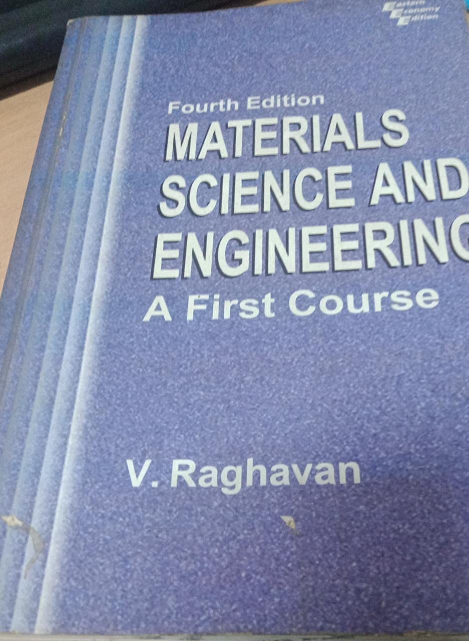 Materials Science & Engg. A First Course, 4/E Raghavan Amazon.in Books