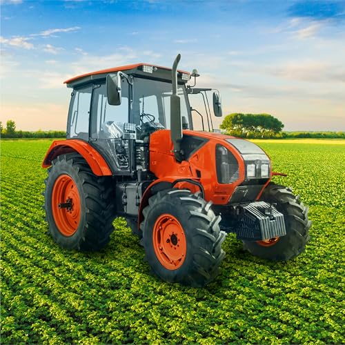 Image of Rust-Oleum 280159-2PK Farm & Implement Enamel Paint, Quart, Kubota Orange, (Pack of 2)