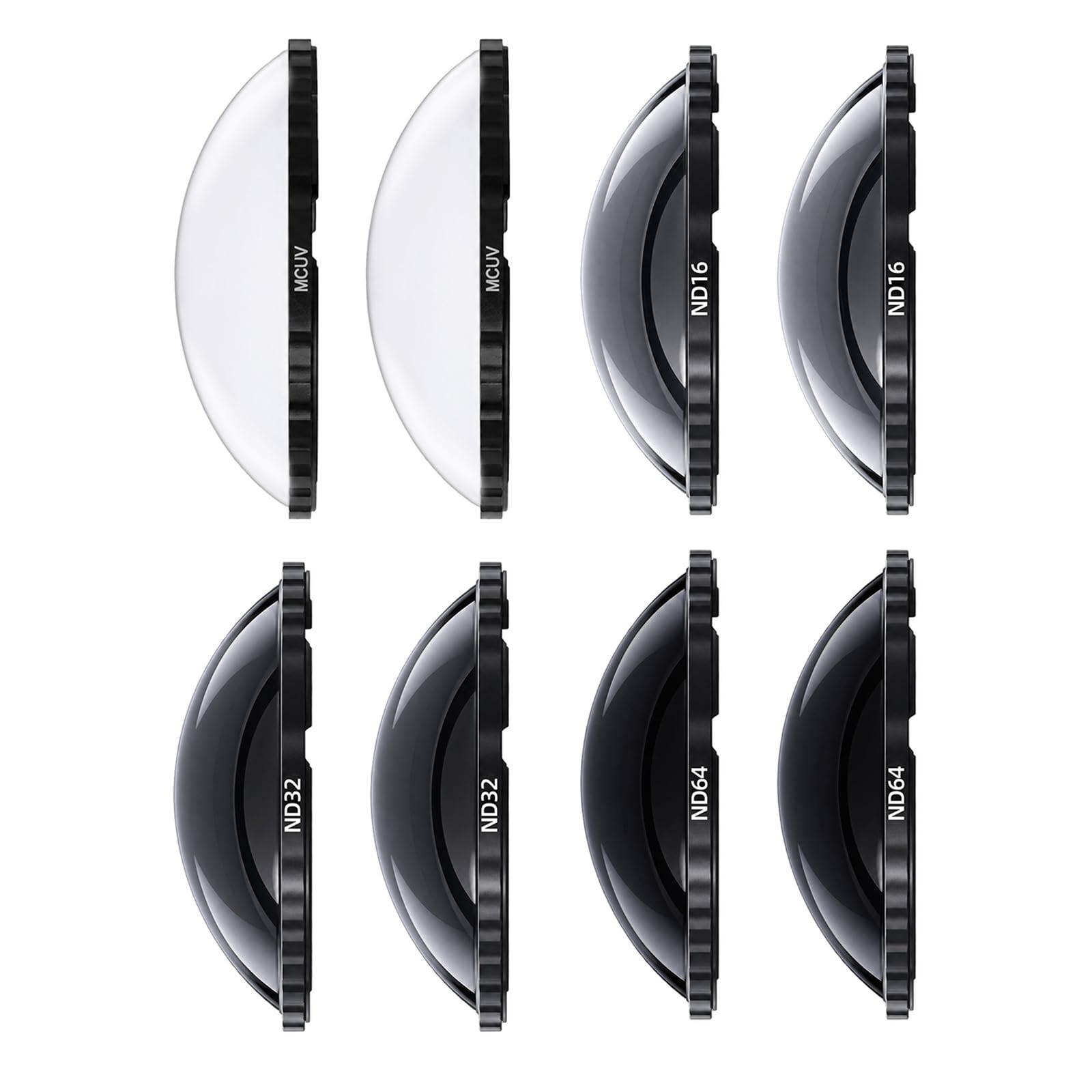MCUV/ND16/ND32/ND64 Filter-Set, kompatibel mit Insta360 X6 Action-Kamera