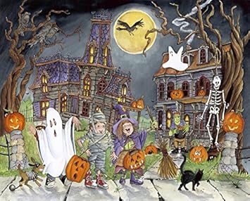 Vermont Christmas Company Little Goblins Halloween Jigsaw Puzzle 1000 Piece