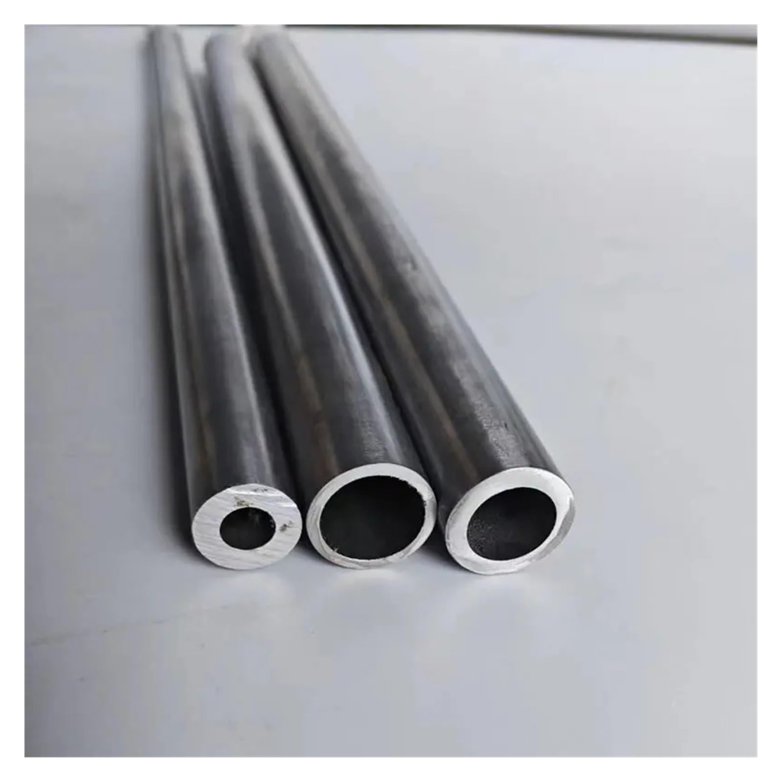 Tubo de acero al carbono de precisión de 42 mm, 45 mm, 48 mm, tubo de hierro redondo hueco brillante 20# dibujado en frío (25 cm, OD42 mm ID36 mm)