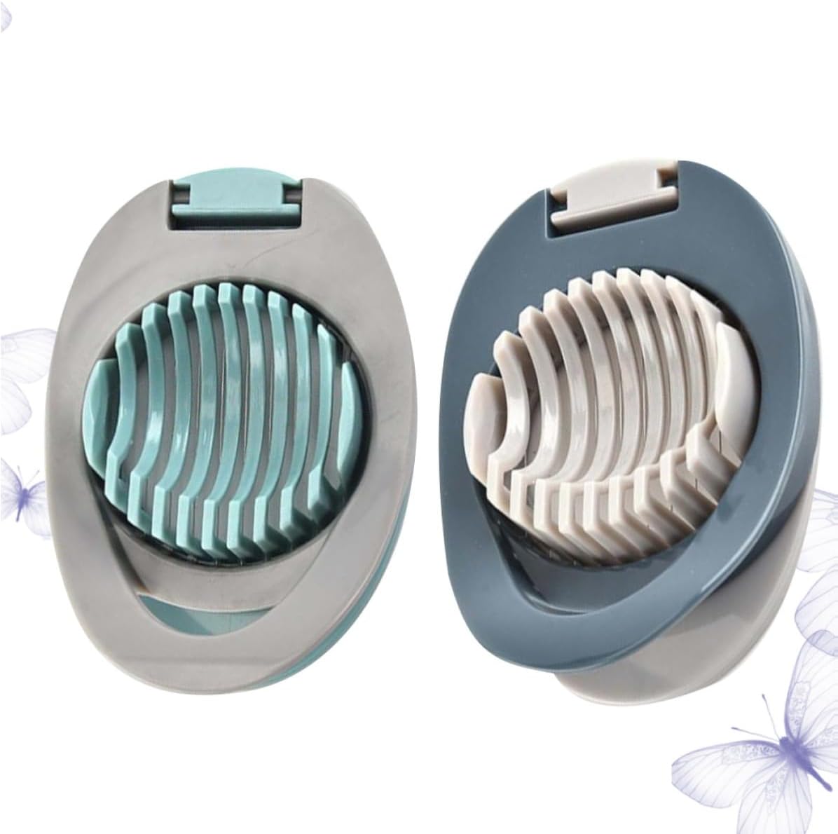 Egg Cutter and Separator Multi-function Made of Sturdy Pp and Stainless Steel 2pcs Kitchen Tool Practical and Simple Design for Efficient Egg Cutting in Home Kitchen or Restaurant