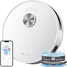 Lefant Robot Vacuum and Mop, LiDAR Navigation, 3500Pa Suction, 150 Mins Runtime, Self-Charging Robot Vacuums, Multi-Floor Mapping, No-Go Zones, Smart Mapping for Pet Hair, Carpet, Hard Floor (M1 New)