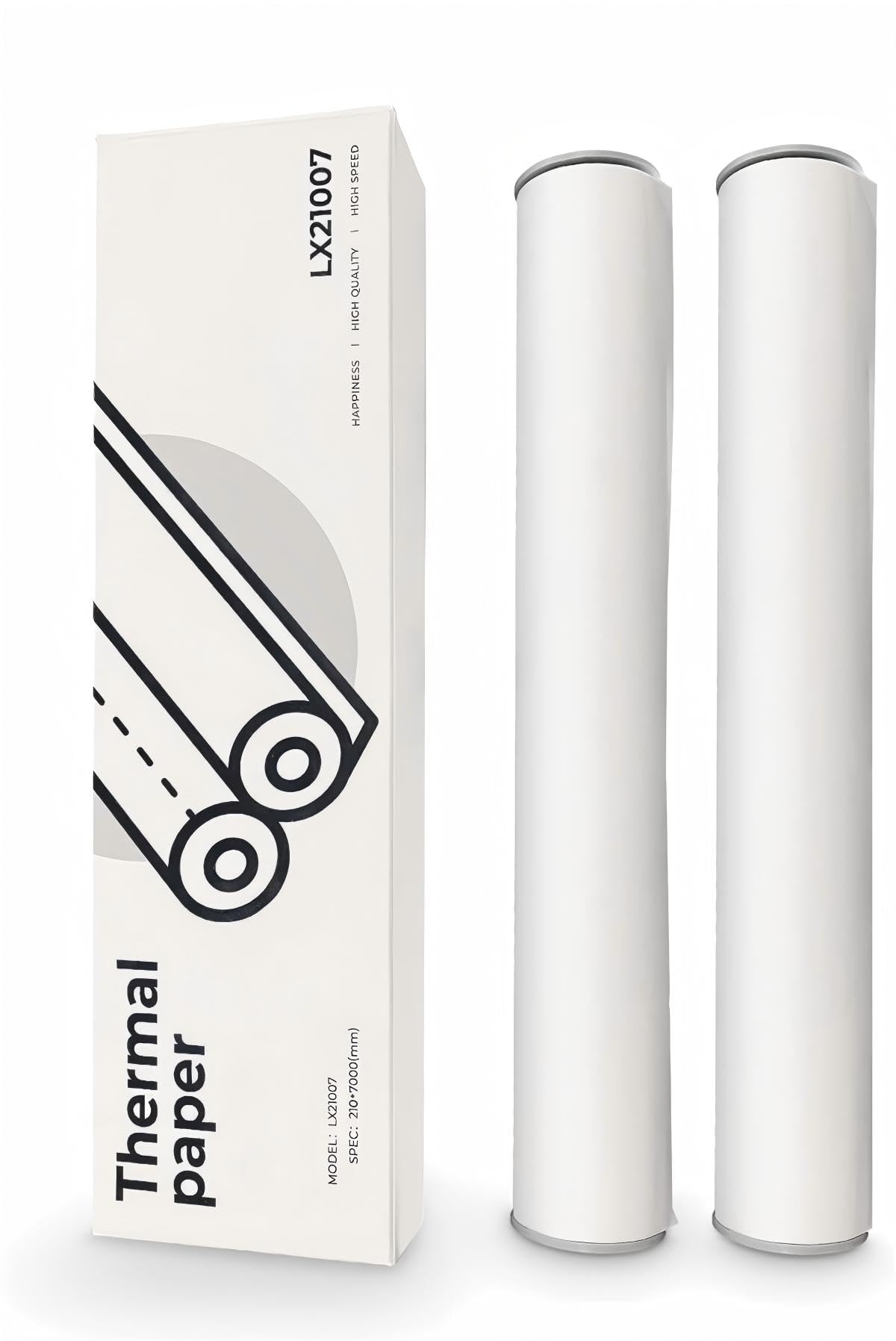 A4 Thermal Paper Rolls for HPRT MT810 & POOOLITECH Portable Printer High Definition 50 Sheets Compatible with Other Thermal Printers (2 Rolls | 8.3''