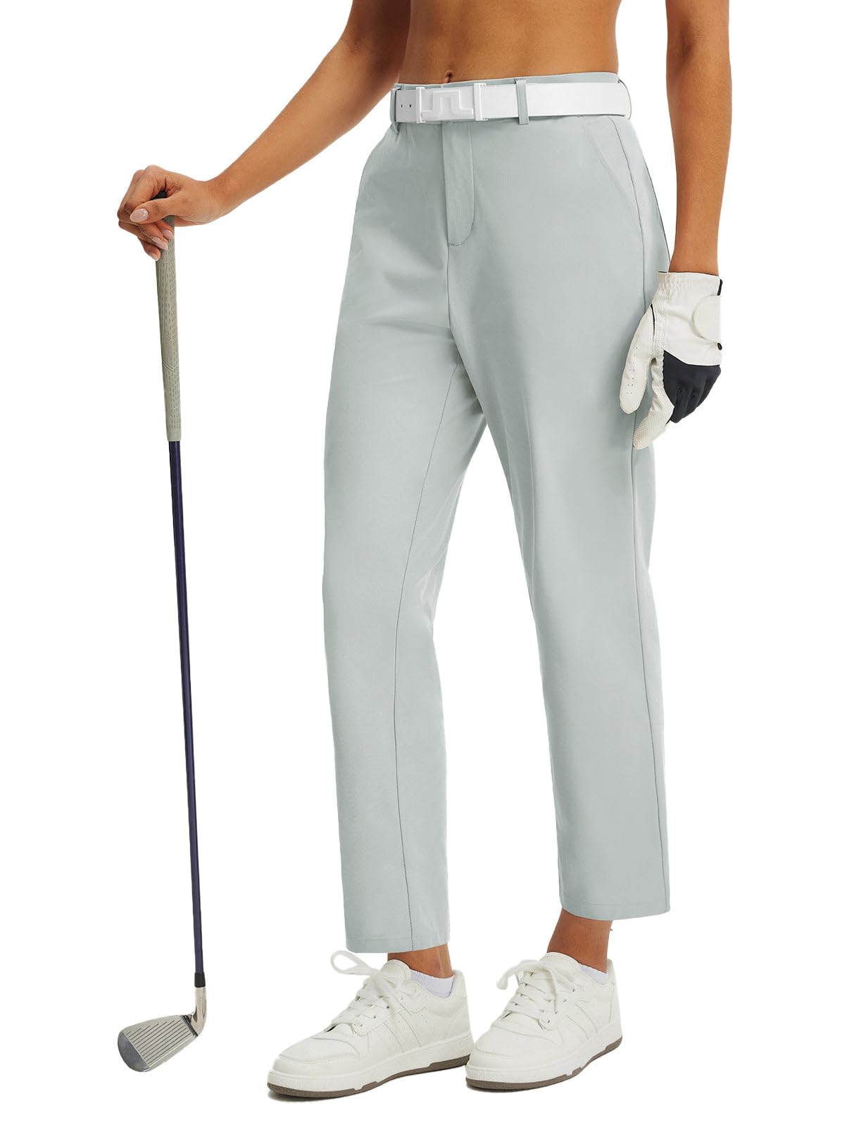 baleaf Women's Golf Pants Straight Leg Work Casual Slacks