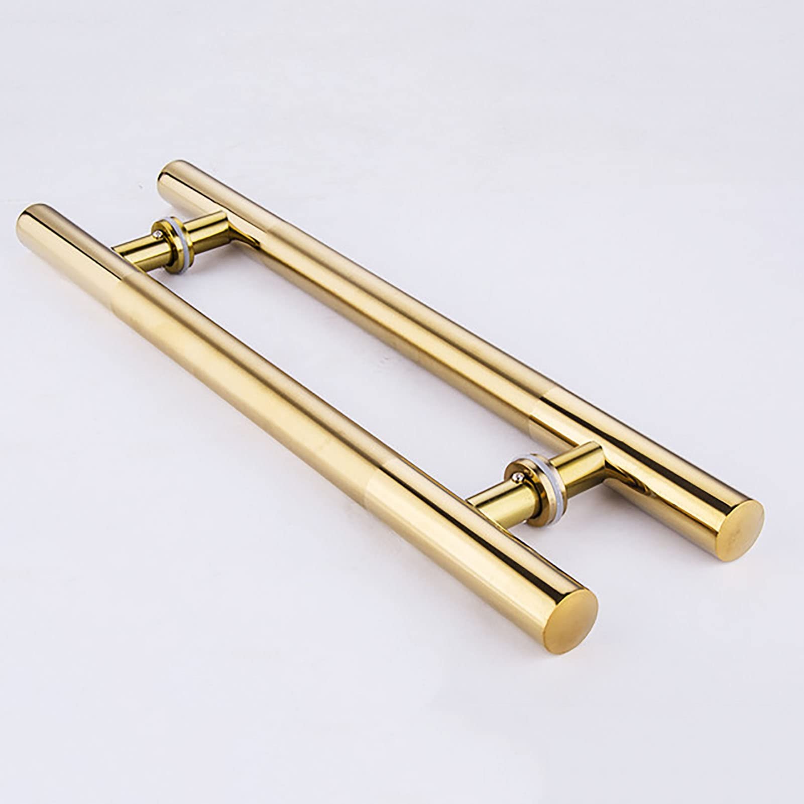 CWCQGH Door Handle Front Door Hardware,Heavy Duty Commercial Grade 304 Stainless Steel Push Pull Door Handle/Sliding Barn Door Door Handle Set/Glass Door Handles,Onecolor-800mmx500mm