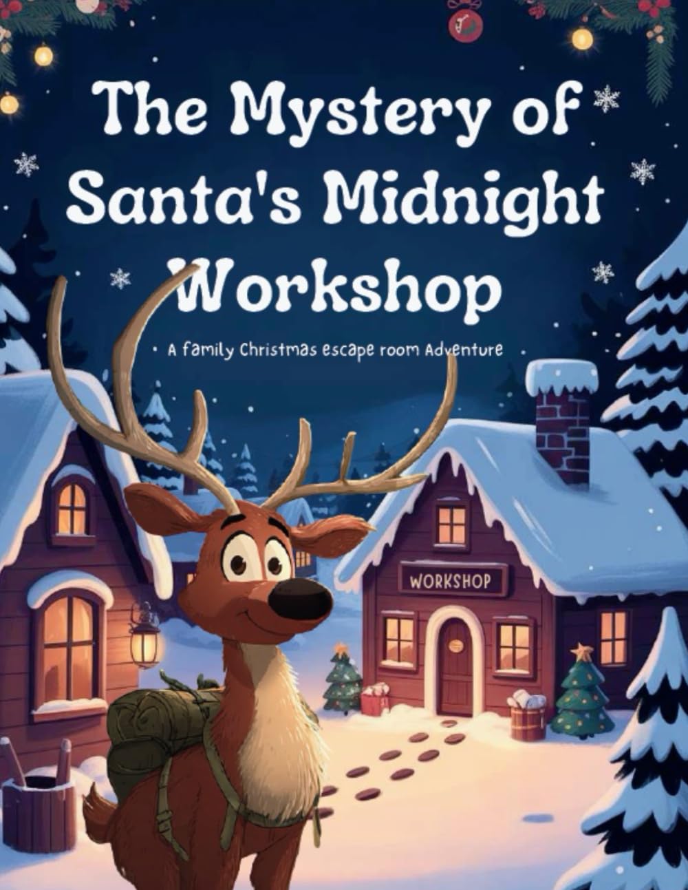 Family Escape Room Game: The Mystery of Santa's Midnight Workshop: Christmas Adventure