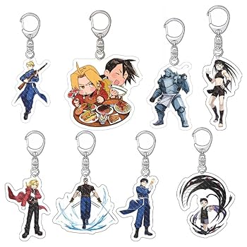 Amazon.co.jp: 鋼の錬金術師 キーホルダー アクキー 8個セット