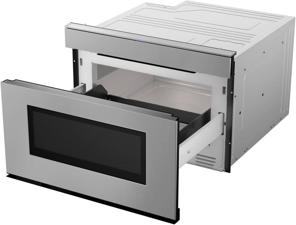 Stainless Steel Smart Microwave Drawer with Alexa Integration