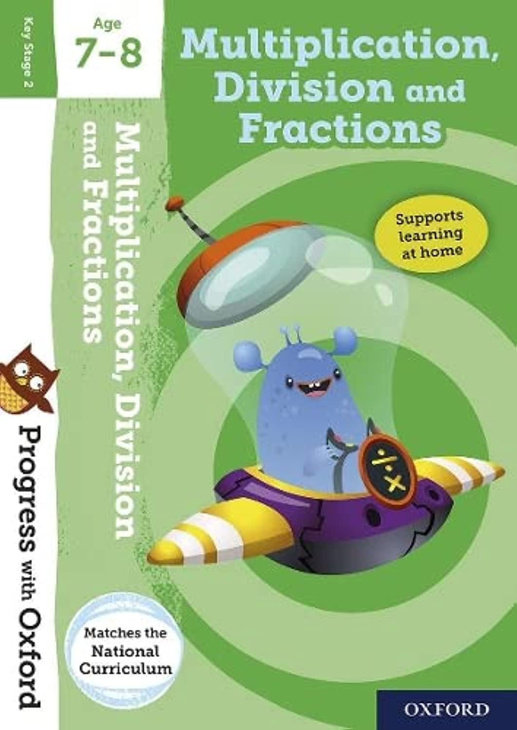 Progress with Oxford: Multiplication, Division and Fractions Age 7-8 Paperback – 7 Mar. 2019