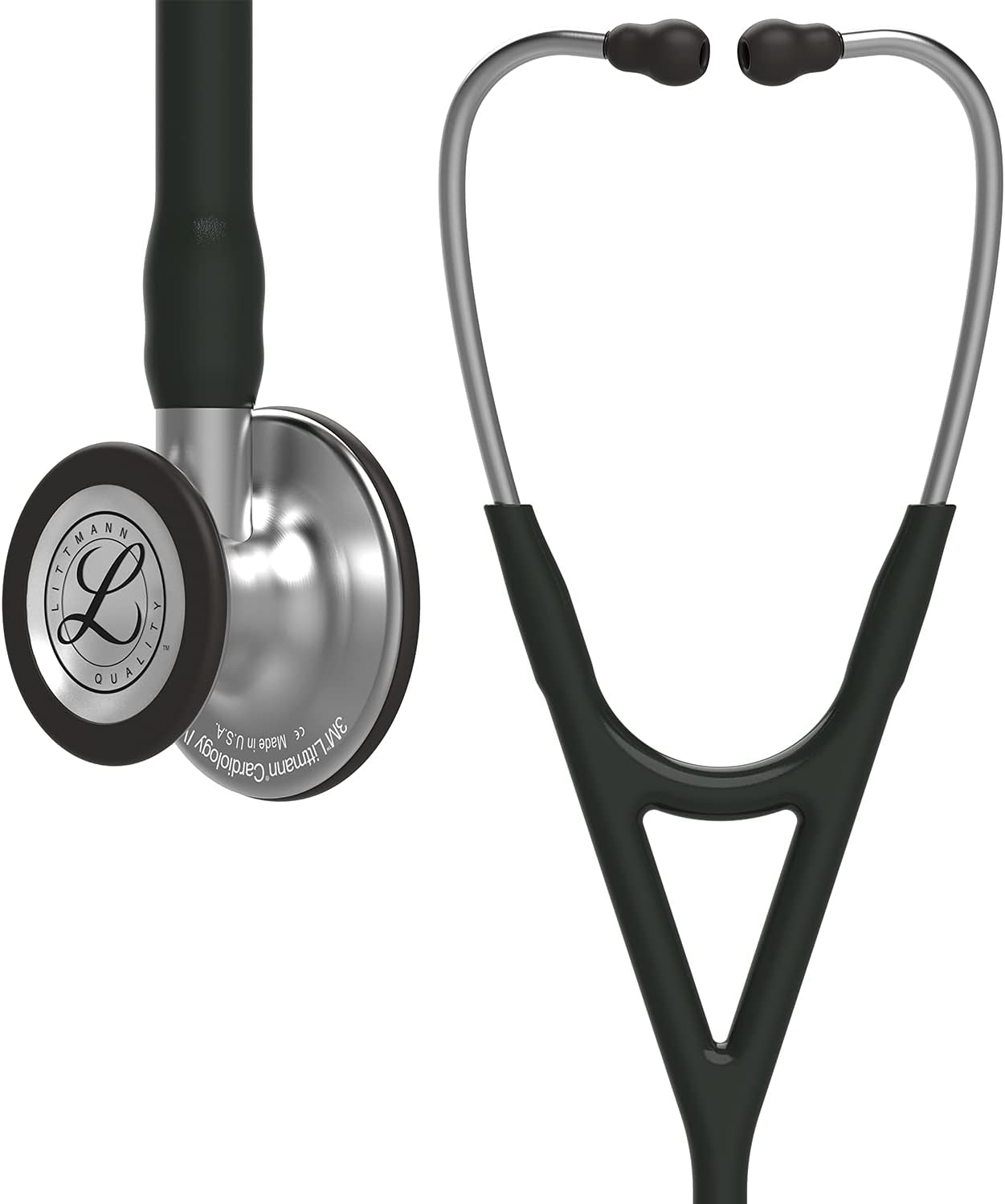 3M Littmann Cardiology IV Diagnostic Stethoscope, 6152, More Than 2X as Loud, Weighs Less, Stainless Steel Chestpiece, 27" Black Tube