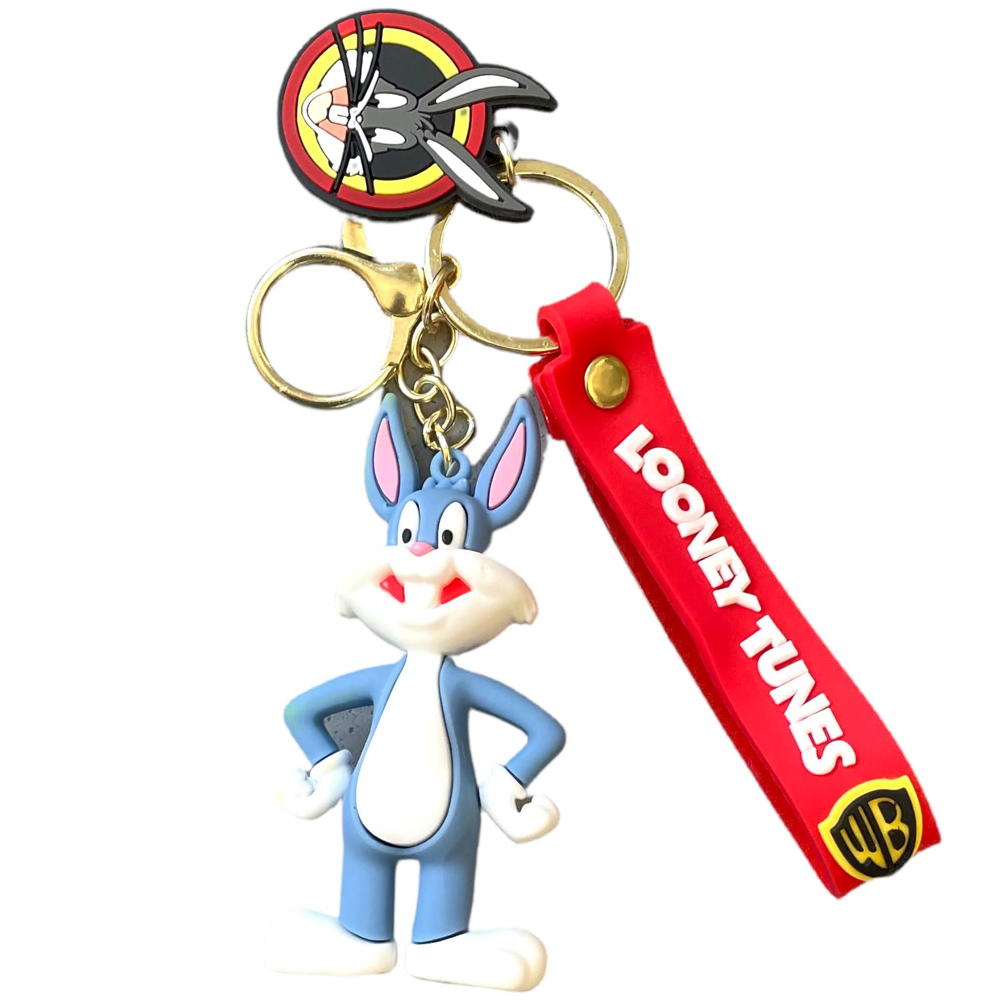 South Coast Jewellery Looney Toons 3D Keyring Keychain Bag Pencil Case Charm Pendent Zip Accessory