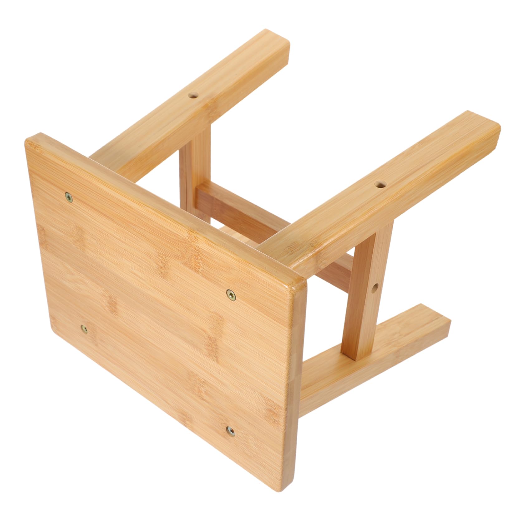 Alipis Bamboo Low Stool for Adults Short Chair for Home Comfortable Shoe Changing Stool