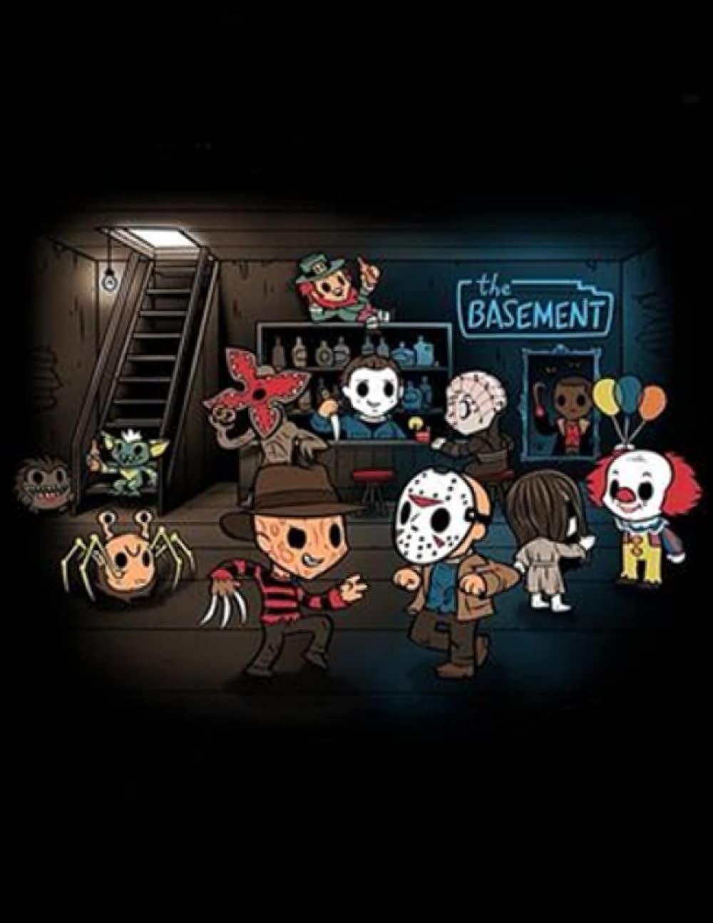 The Basement Club monsters Serial Killer: Journal Diary Writing Paper Note Pad Horror Movie Prop Replica