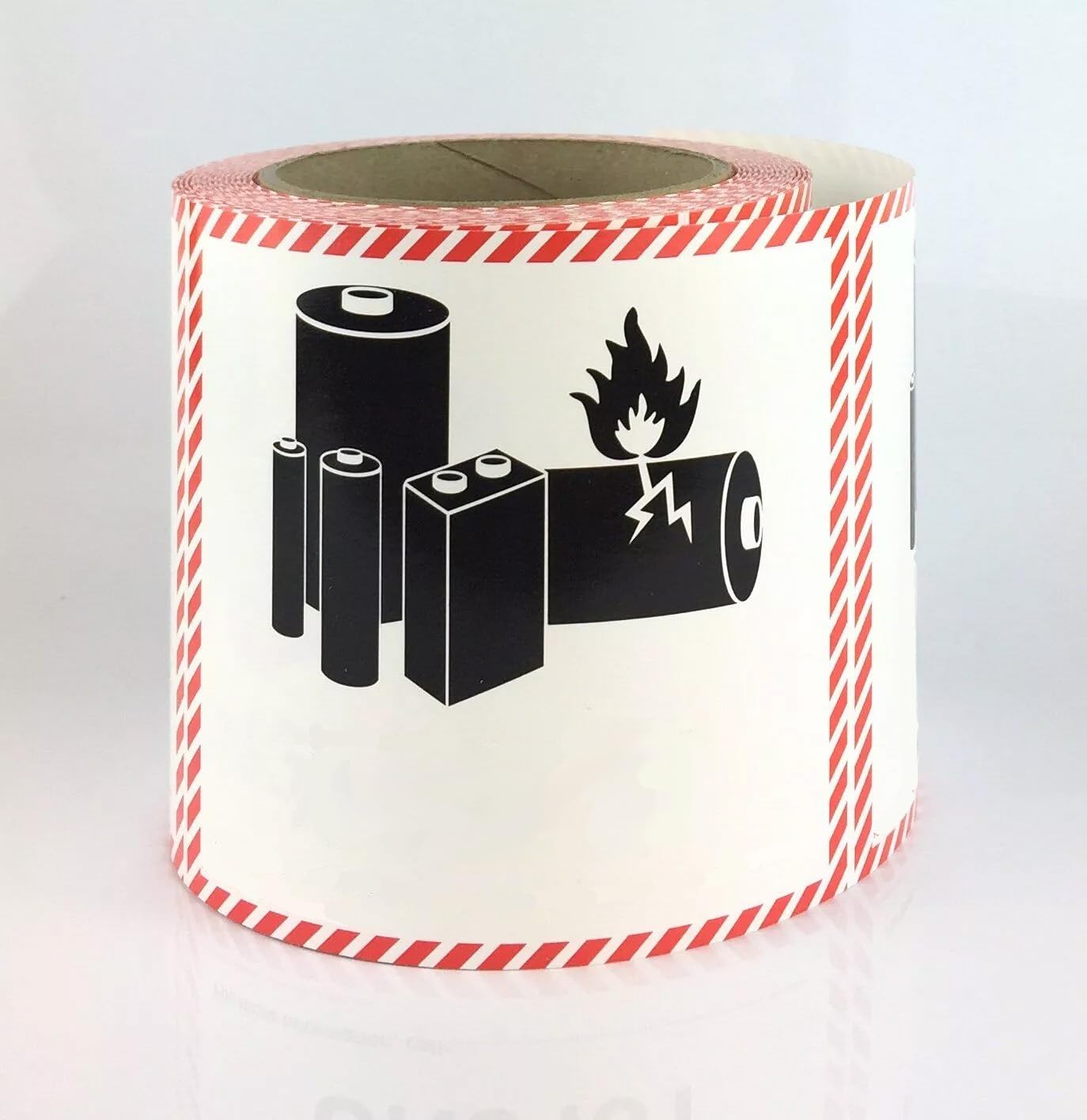 Lithium Battery Warning Labels | Blank UN | Roll of 250 | ADR IMDG ICAO Compliant | BS5609