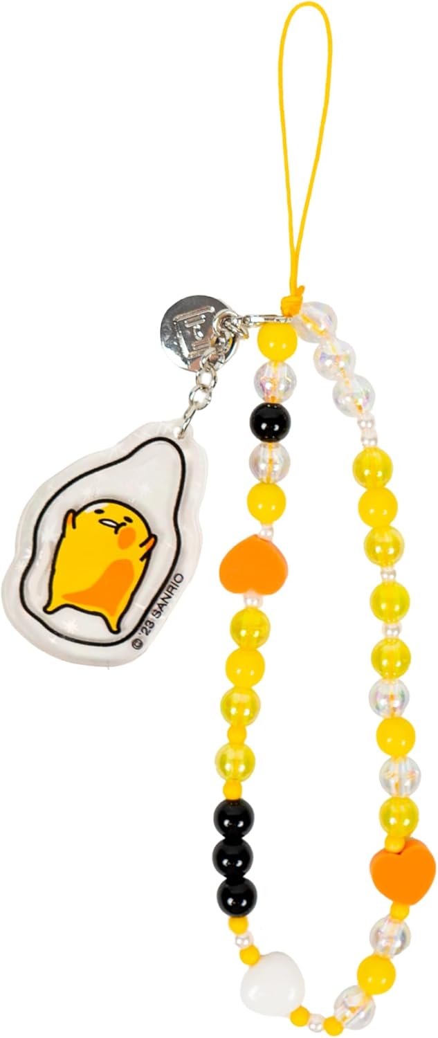 iFace Hello Kitty and Friends Beaded Wristlet Universal Phone Charm Strap - Cute Wrist Chain Lanyard Aesthetic Decor Strap for Cell Phone Camera Keys AirPods Keychains