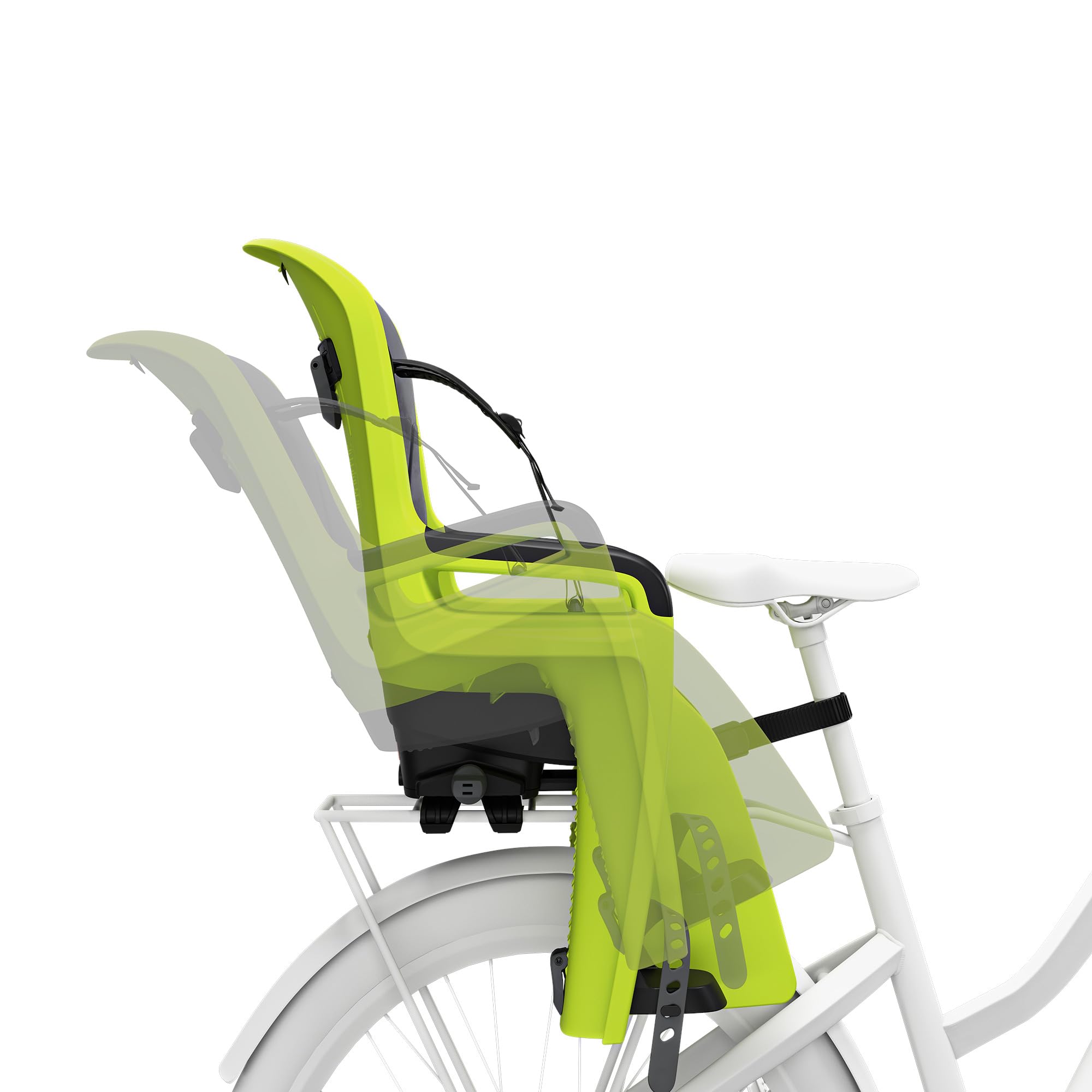 Thule Ridealong 2 Rack Mount Neigbarer Fahrradkindersitz Zur Gepäckträgermontage