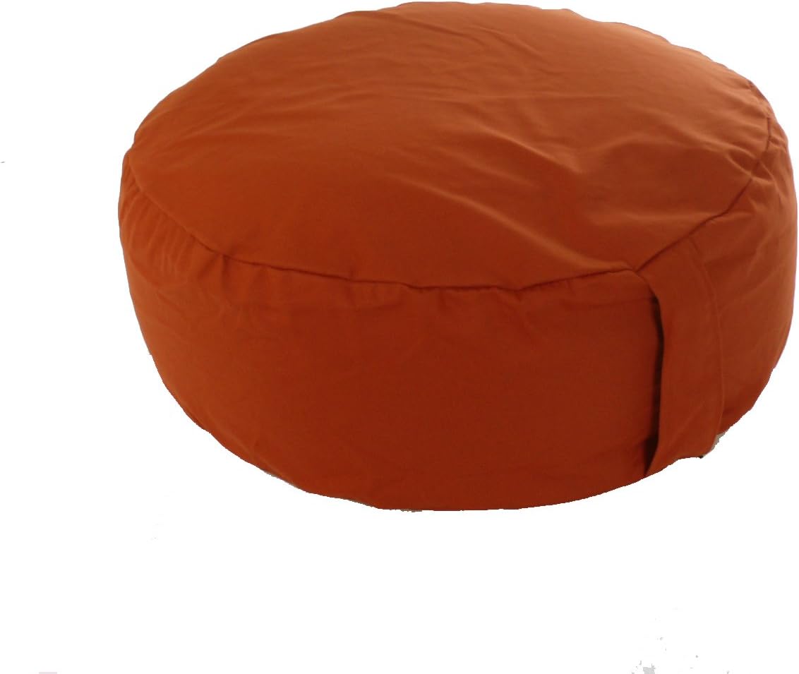 Pouffe Foot Stool Bean Bag With Beans Terracotta Amazon.co.uk Home