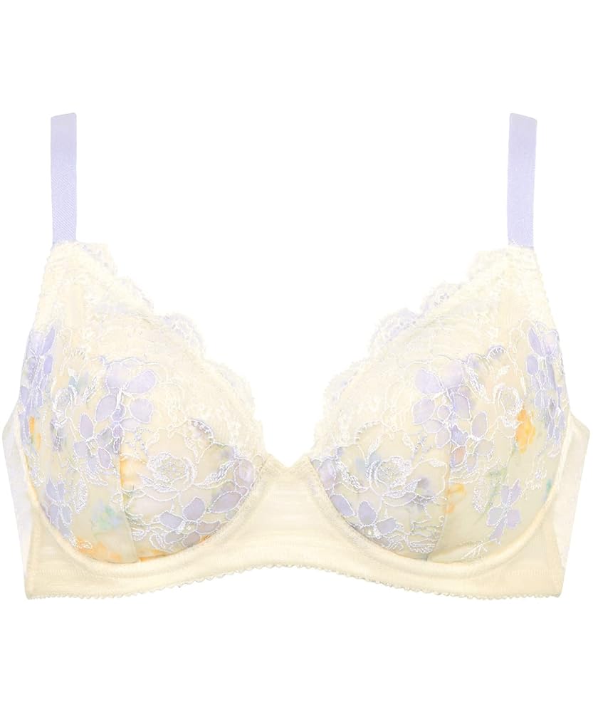 ワコールユエブラジャー小さく見せるブラF85 WACOAL ワコール Wacoal ブラジャー 小さく見せるブラ（レーシィ