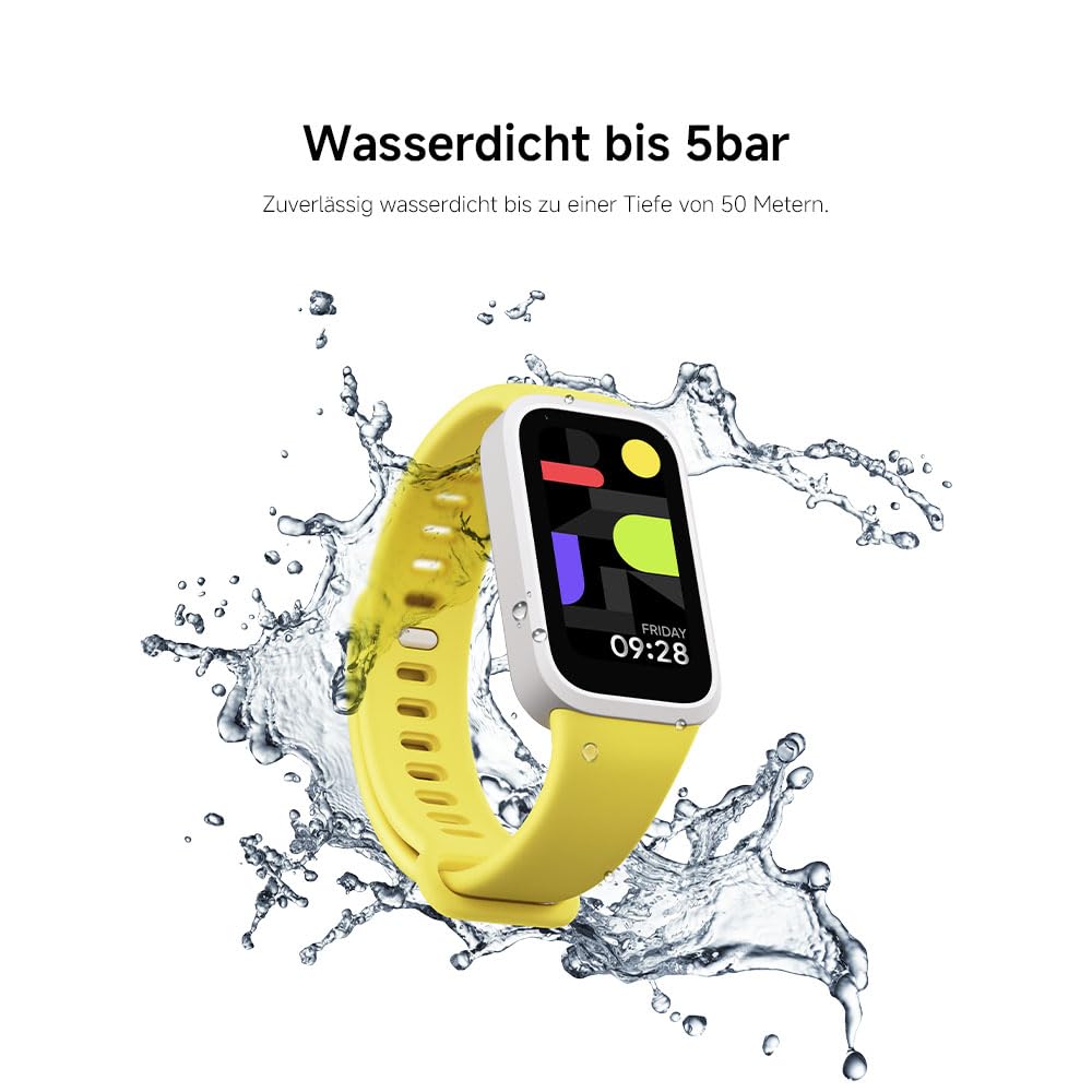 XIAOMI Smart Band 9 Active Schwarz – 1.47" TFT, 450 Nits, 18 Tage Akku, 50 Sportmodi, SPO₂-Sensor, 5ATM Wasserdicht