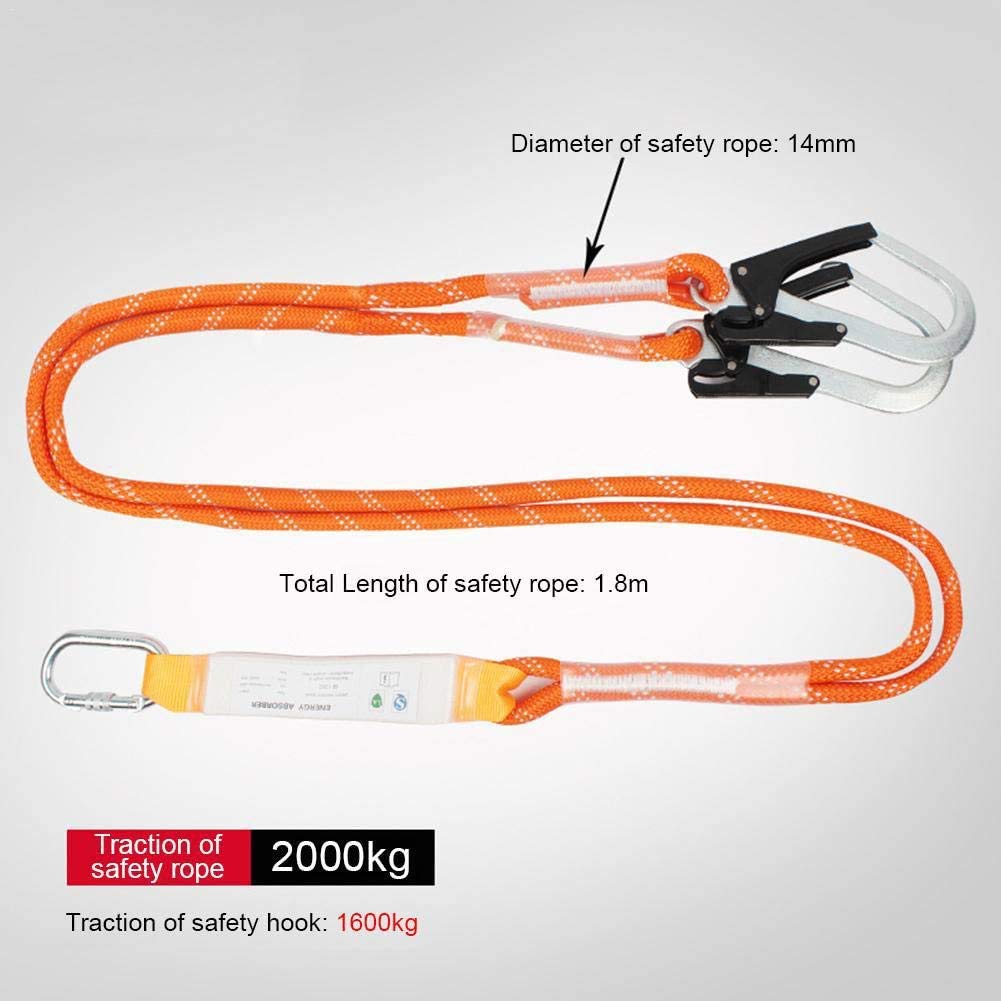 SwaYve Kits de Harnais de Sécurité, Ceinture de Sécurité Pour Le Travail Aérien Complet, Harnais de Protection Antichute