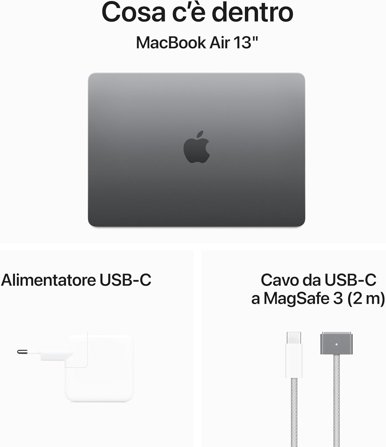 2024 MacBook Air 13" Portatile con chip M3: display Liquid Retina da 13,6" - Notebook - Immagine 5