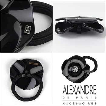 Amazon.co.jp: [アレクサンドル ドゥ パリ] カメリア ポニー ヘアゴム