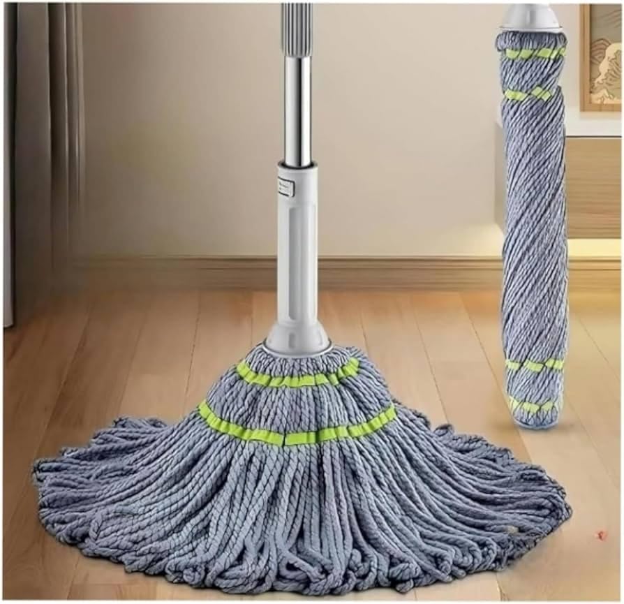 Twist Mop Stick with Extendable Handle Self Wringing Floor Mop
