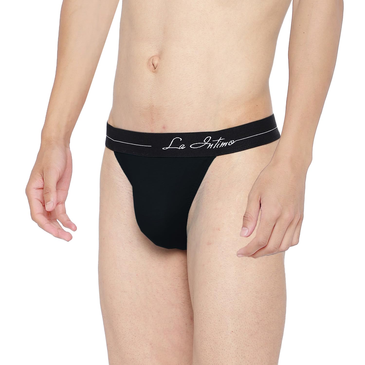 la intimo Cotton Prime Solid Thong for Men Innerwear | Antimicrobial Underwear for Men-picture-9