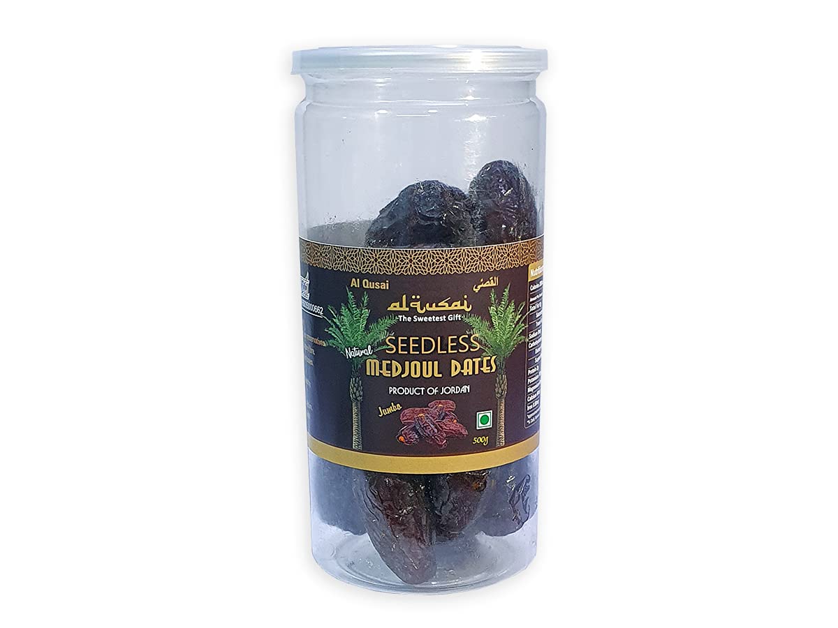 Al Qusai Medjoul/Medjool Dates, Jordan (Seedless Medjoul 500g Petcan) (B09HXVR9M6) Amazon Price History, Amazon Price Tracker