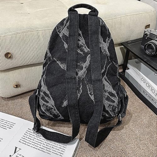 Sac à dos en toile jean résistant et léger pour éviter le mal de dos